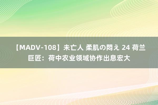 【MADV-108】未亡人 柔肌の悶え 24 荷兰巨匠：荷中农业领域协作出息宏大